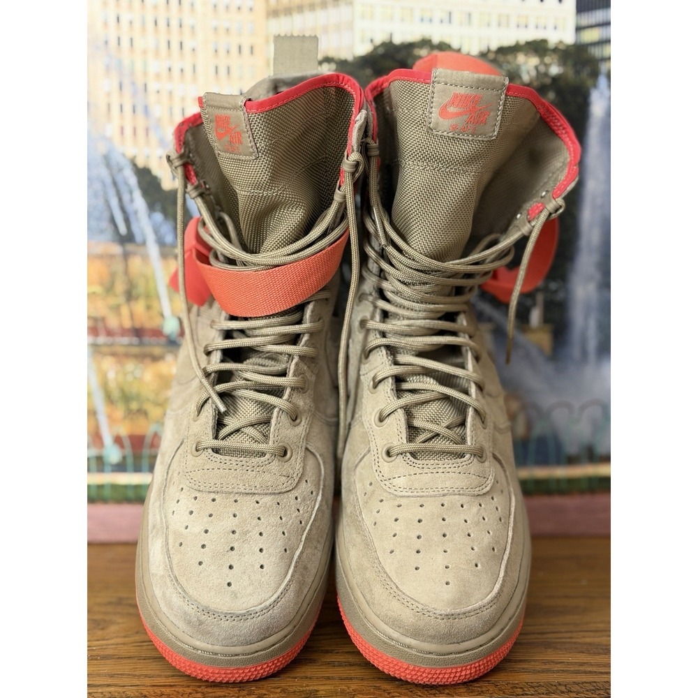 Nike SF Air Force 1 Rush Coral Khaki Boots Men's Size 10 - Picture 10 of 10
